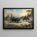 L'abreuvoir - Anton Romako — gerahmtes Bild an der Wand