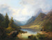 Eine Aussicht auf den Hintersee mit Reiteralm - Anton Schiffer — Ansicht des Kunstwerks