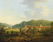 offenes Landschaft mit Kloster - Anton Schiffer — Ansicht des Kunstwerks
