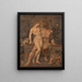 Hercule und Omphale - Anton von Gegenbaur — gerahmtes Bild an der Wand