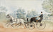 Ein edler Edelmann in einer Hofkutsche bei Weilburg und den Ruinen von Rauheneck in Baden - Anton Zampis — Ansicht des Kunstwerks