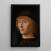 Reproduktion des Gemäldes Portrait eines jungen Mannes - Antonello da Messina