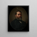 Selbstporträt - Antoni Murzynowski — gerahmtes Bild an der Wand