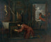 Saint François reçoit l'ordre du Crucifix à Saint-Damien de réparer la maison de Dieu - Antoni Viladomat — Ansicht des Kunstwerks