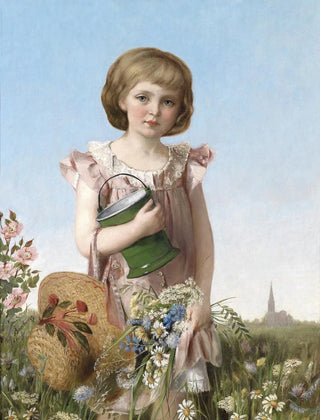 Antonie Boubong - Eine kleine Grtnerin.webp