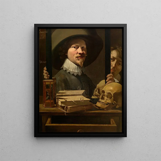 Antonie van Steenwinckel - Vanitas Portrait of the Painter.webp