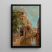 Eine Aussicht auf den Palazzo Albrizzi - Antonietta Brandeis — gerahmtes Bild an der Wand