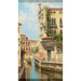 Kanal in Venedig mit Blick auf die Rückseite des Palazzo Rocca - Antonietta Brandeis — Ansicht des Kunstwerks