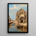 Venedig, Blick auf den Campo Santi Giovanni e Paolo - Antonietta Brandeis — gerahmtes Bild an der Wand