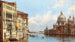 Venedig, Blick auf den Großen Kanal von Santa Maria della Salute - Antonietta Brandeis — Ansicht des Kunstwerks