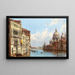 Venedig, Blick auf den Großen Kanal von Santa Maria della Salute - Antonietta Brandeis — gerahmtes Bild an der Wand