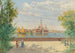 Venedig, Blick auf San Giorgio von den Gärten - Antonietta Brandeis — Ansicht des Kunstwerks