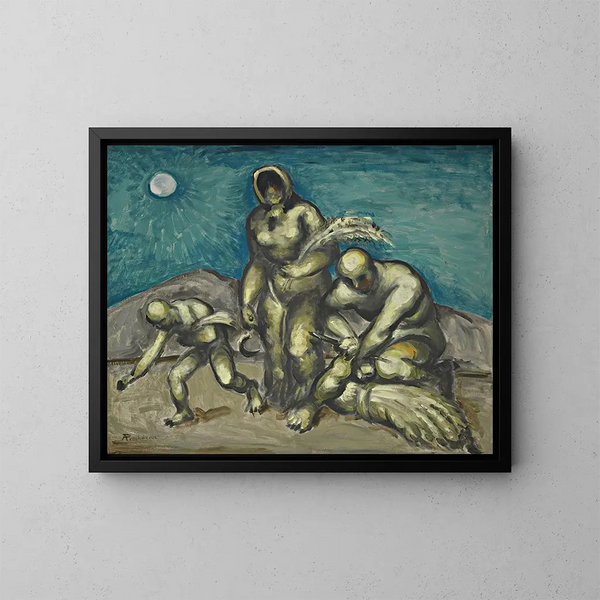 Ernte - Antonín Procházka — gerahmtes Bild an der Wand