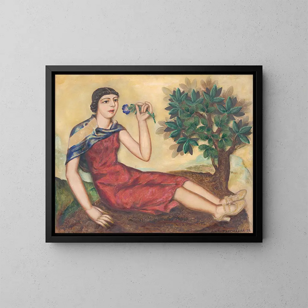 Im Frühling - Antonín Procházka — gerahmtes Bild an der Wand
