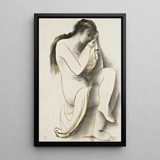 Antonin Prochzka - Nude With Drapery.webp