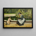 Le Jeu à Villa Tasca - Antonino Leto — gerahmtes Bild an der Wand