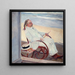 Reproduktion des Gemäldes Joaquín Sorolla - Antonio García am Strand