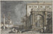 Capriccio Ein Palast mit Hof in der Nähe der Lagune - Antonio Canaletto — Ansicht des Kunstwerks