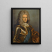Portrait des Prinzen James Edward Stuart, des alten Anspruchstellers - Antonio David — gerahmtes Bild an der Wand