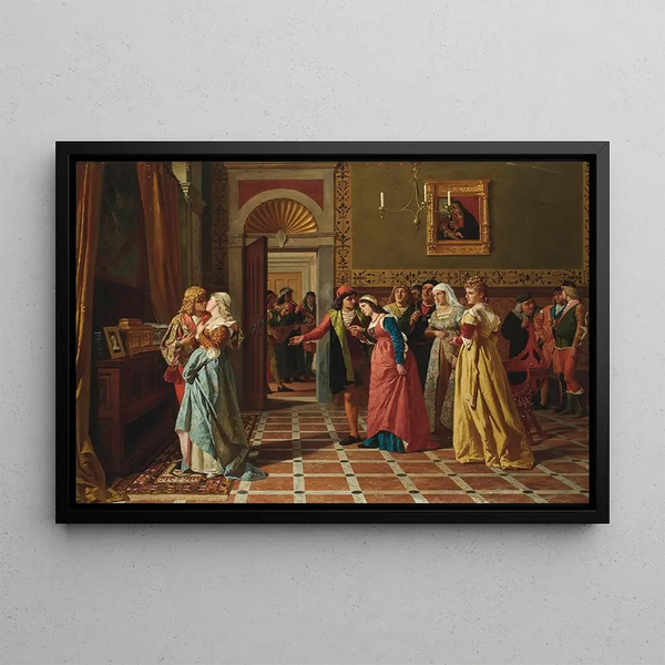 Antonio Ermolao Paoletti - Bassanio winning the heart of Portia The Merchant of Venice.webp