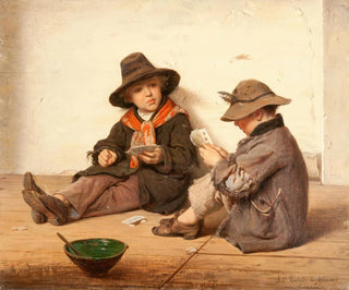Antonio Ermolao Paoletti - Boys Playing Cards.webp