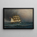 La Barque Vigilant - Antonio Jacobsen — gerahmtes Bild an der Wand