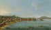 Neapel eine Ansicht der Riviera di Chiaia von Nordwesten mit dem Vesuv im Hintergrund - Antonio Joli — Ansicht des Kunstwerks