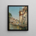 Du côté de Santa Maria Della Salute - Antonio María de Reyna Manescau — gerahmtes Bild an der Wand