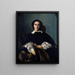 Portrait de Mme Morrocchi - Antonio Puccinelli — gerahmtes Bild an der Wand
