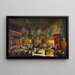 eines Balls zu Ehren von Anna Maria Luisa de' Medici, Kurfürstin von der Pfalz und Tochter des Großherzogs Cosimo III. von Toskana - Antonio Stom — gerahmtes Bild an der Wand