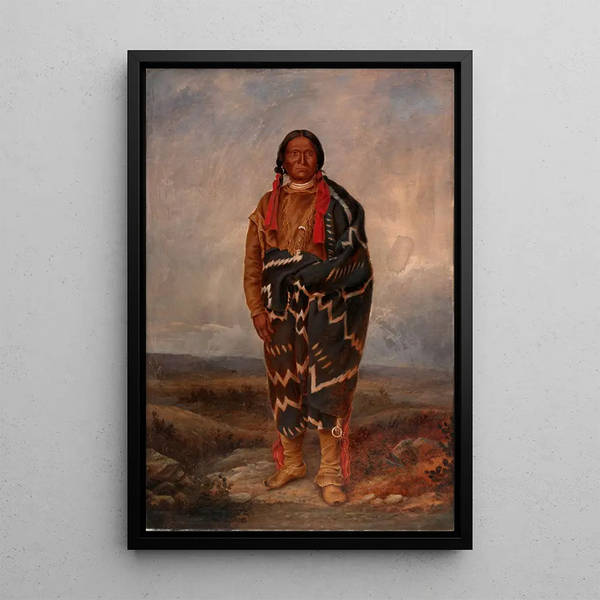 Reproduktion des Gemäldes Indien Apache - Antonio Zeno Shindler