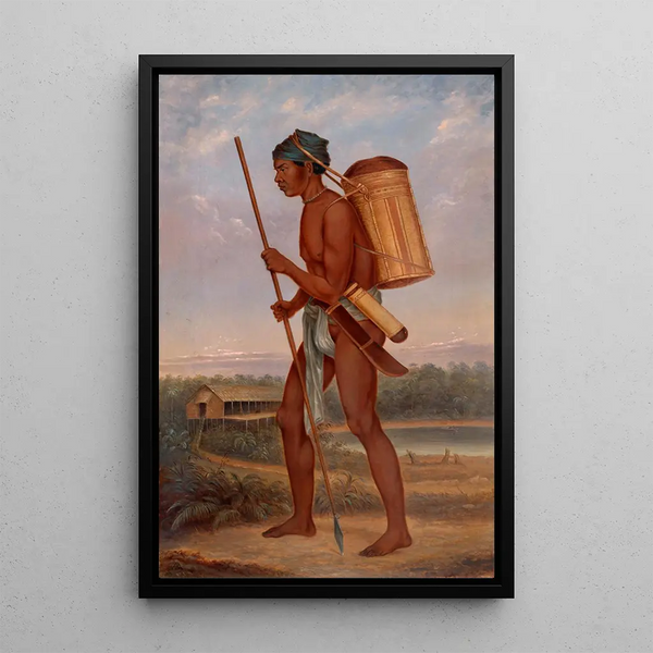 Mann Diak - Antonio Zeno Shindler — gerahmtes Bild an der Wand