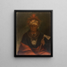 Keokuk der wachsame Fuchs - Antonio Zeno Shindler — gerahmtes Bild an der Wand
