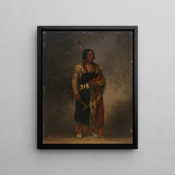 Makpheahluta Nuage Rouge - Antonio Zeno Shindler — gerahmtes Bild an der Wand