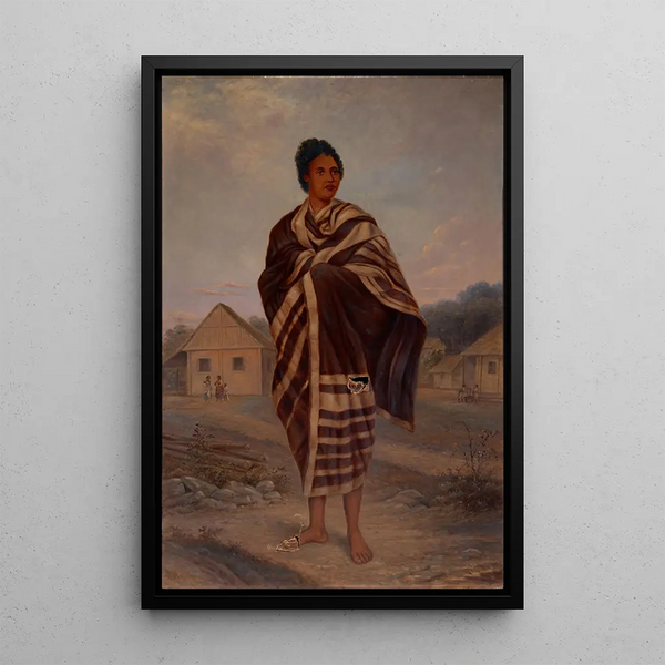 Reproduktion des Gemäldes Frau Madagasse - Antonio Zeno Shindler