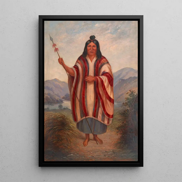 Indien Péruvien - Antonio Zeno Shindler — gerahmtes Bild an der Wand