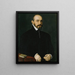 Portrait eines Gentlemans - Antonis Mor — gerahmtes Bild an der Wand