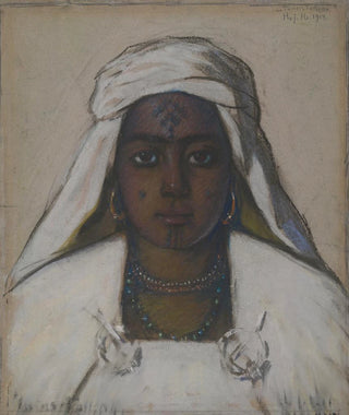 Ants Laikmaa - Tunisian girl Bedouin Woman in White.webp
