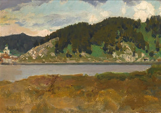 Apollinari Mikhailovich Vasnetsov - Landscape With Lake.webp