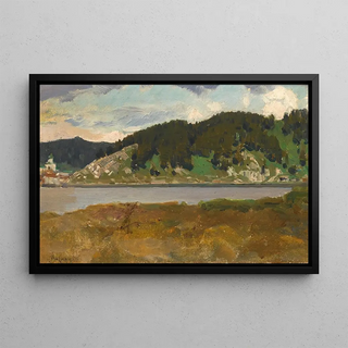 Apollinari Mikhailovich Vasnetsov - Landscape With Lake.webp