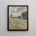 Landschaft mit Heu - Appleton Brown — gerahmtes Bild an der Wand