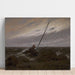 Reproduktion des Gemäldes Nach dem Sturm - Caspar David Friedrich