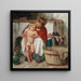 Nach dem Bad - Gustav Igler — gerahmtes Bild an der Wand