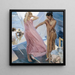 Nach dem Bad in Valencia - Joaquín Sorolla — gerahmtes Bild an der Wand