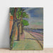 Reproduktion des Gemäldes Bäume am Kanalrand - Edvard Munch