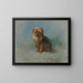 Ein Norfolk Terrier - Archibald Thorburn — gerahmtes Bild an der Wand