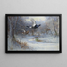 Großes Auerhuhn und Haselhuhn im Flug im Winter - Archibald Thorburn — gerahmtes Bild an der Wand