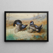 Tétras-lyres au lek - Archibald Thorburn — gerahmtes Bild an der Wand