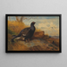Gélinotte sur un éperon rocheux avec un loch au-delà - Archibald Thorburn — gerahmtes Bild an der Wand