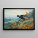 Großtrappe - Archibald Thorburn — gerahmtes Bild an der Wand